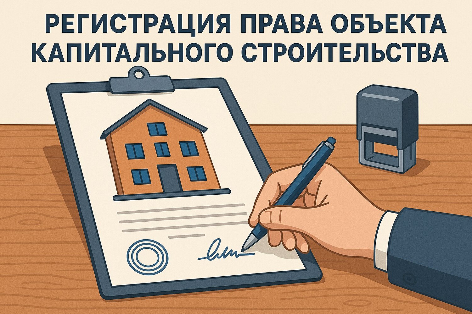 <span style="font-weight: bold;">Регистрация права объекта капитально строительства</span>