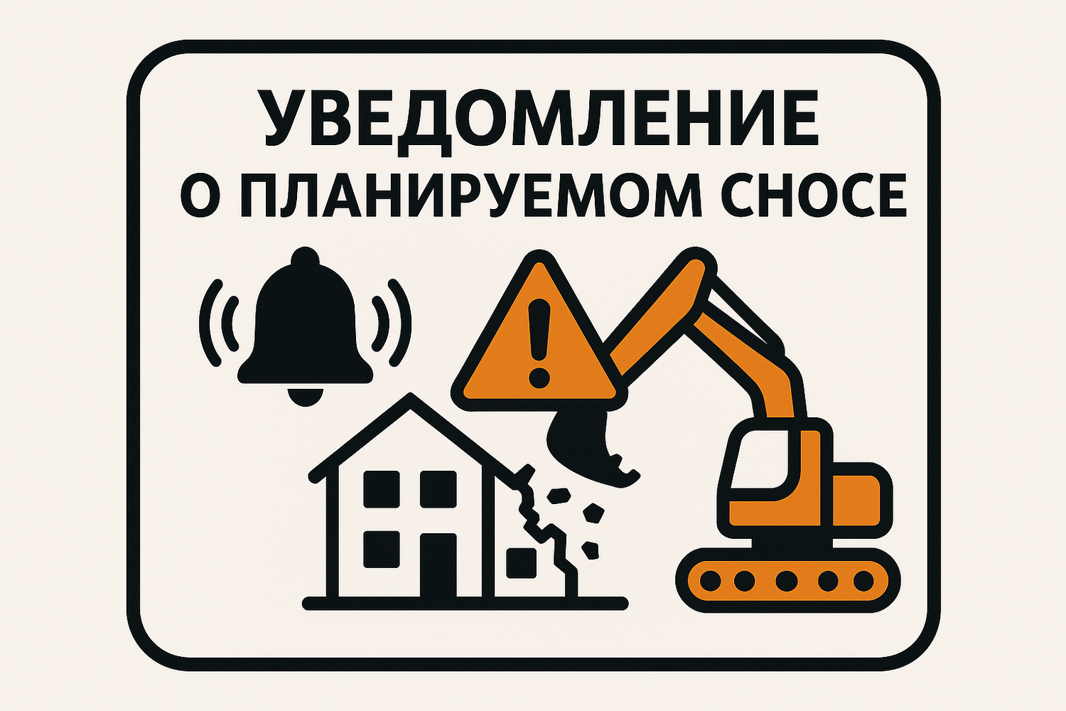 <span style="font-weight: bold;">Уведомление о планируемом сносе&nbsp;</span>