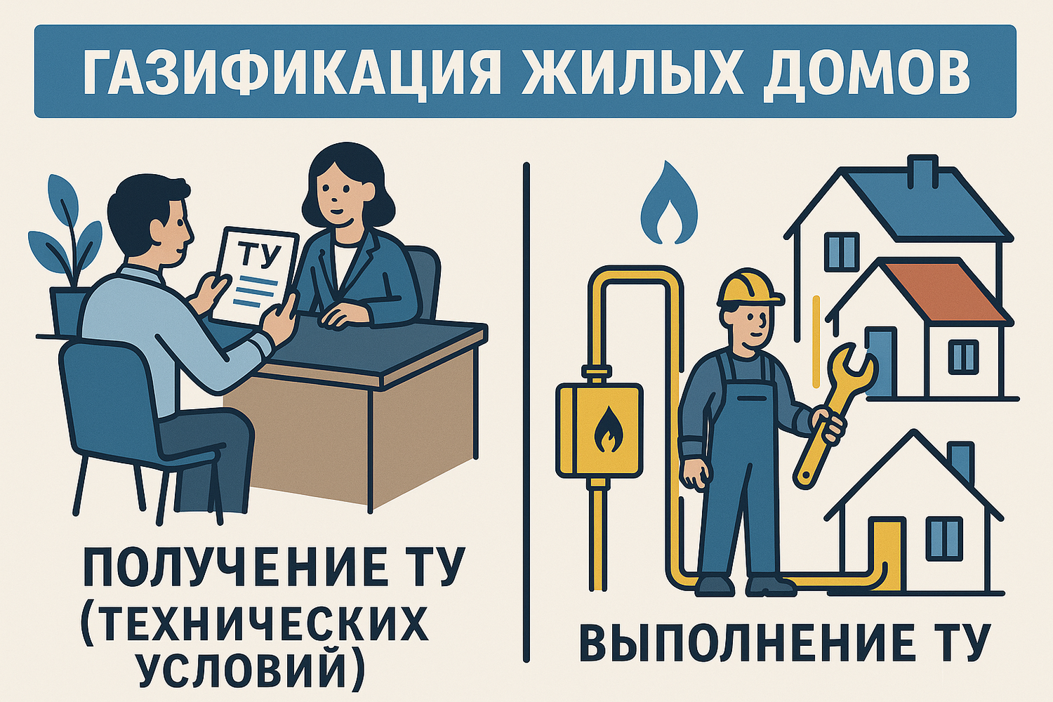 <span style="font-weight: bold;">Газификация жилых домов</span>