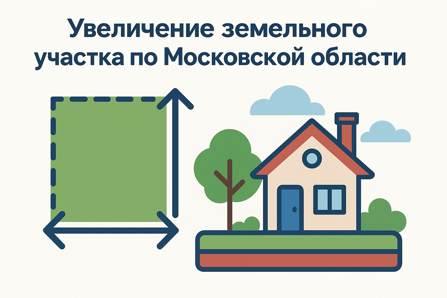<span style="font-weight: bold;">Увеличение земельного участка по Московской области</span>