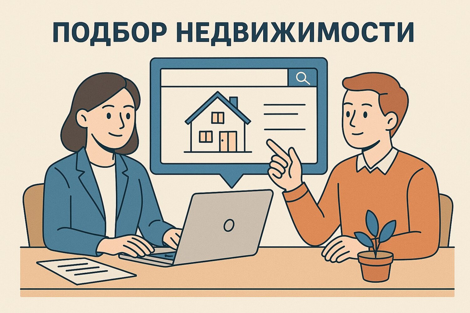 <span style="font-weight: bold;">Подбор недвижимости</span><br>