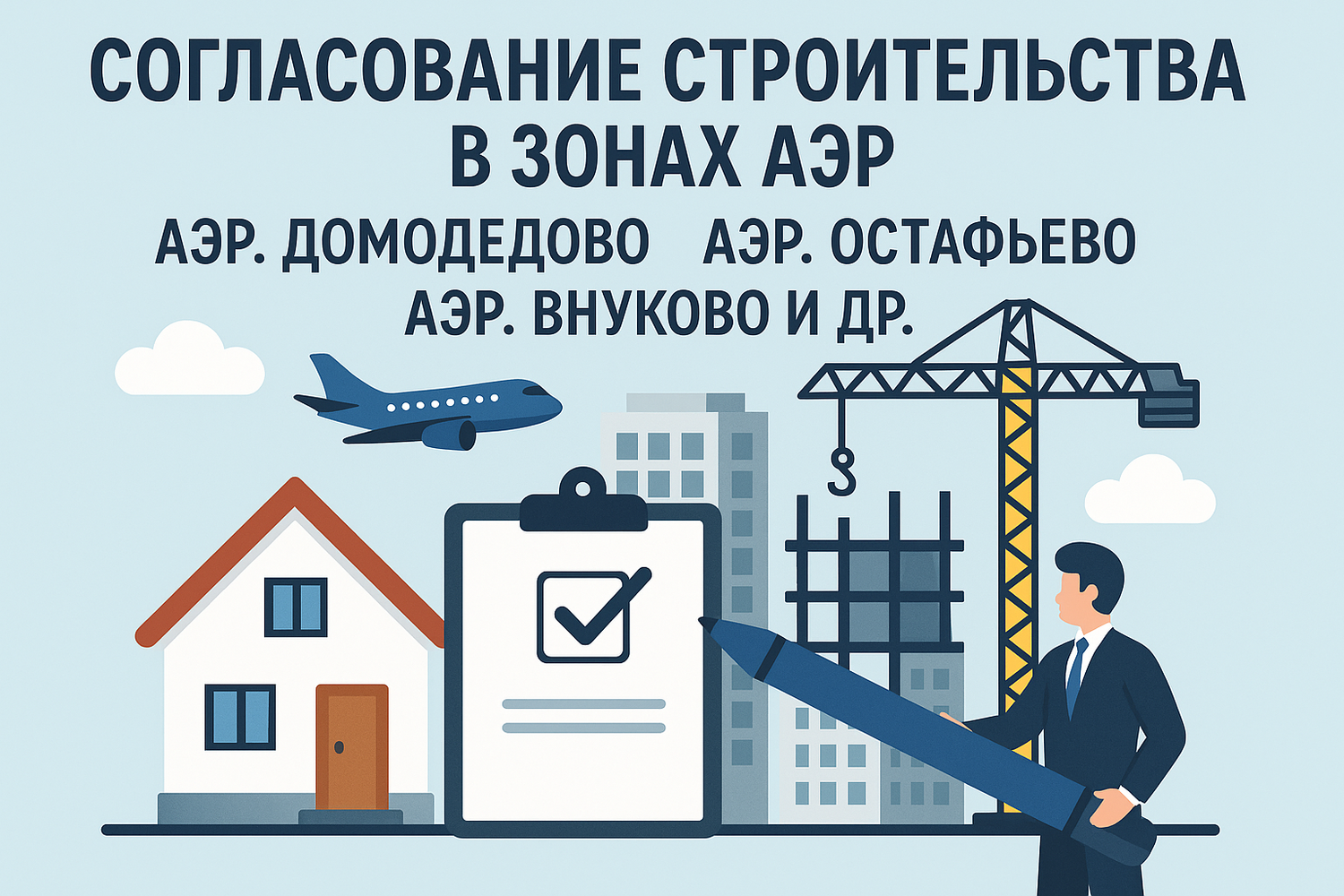 <span style="font-weight: bold;">Согласование строительства в зонах аэропортов</span>